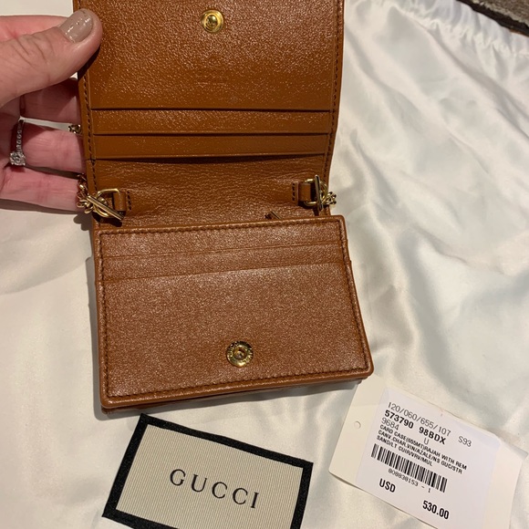 gucci rajah card case